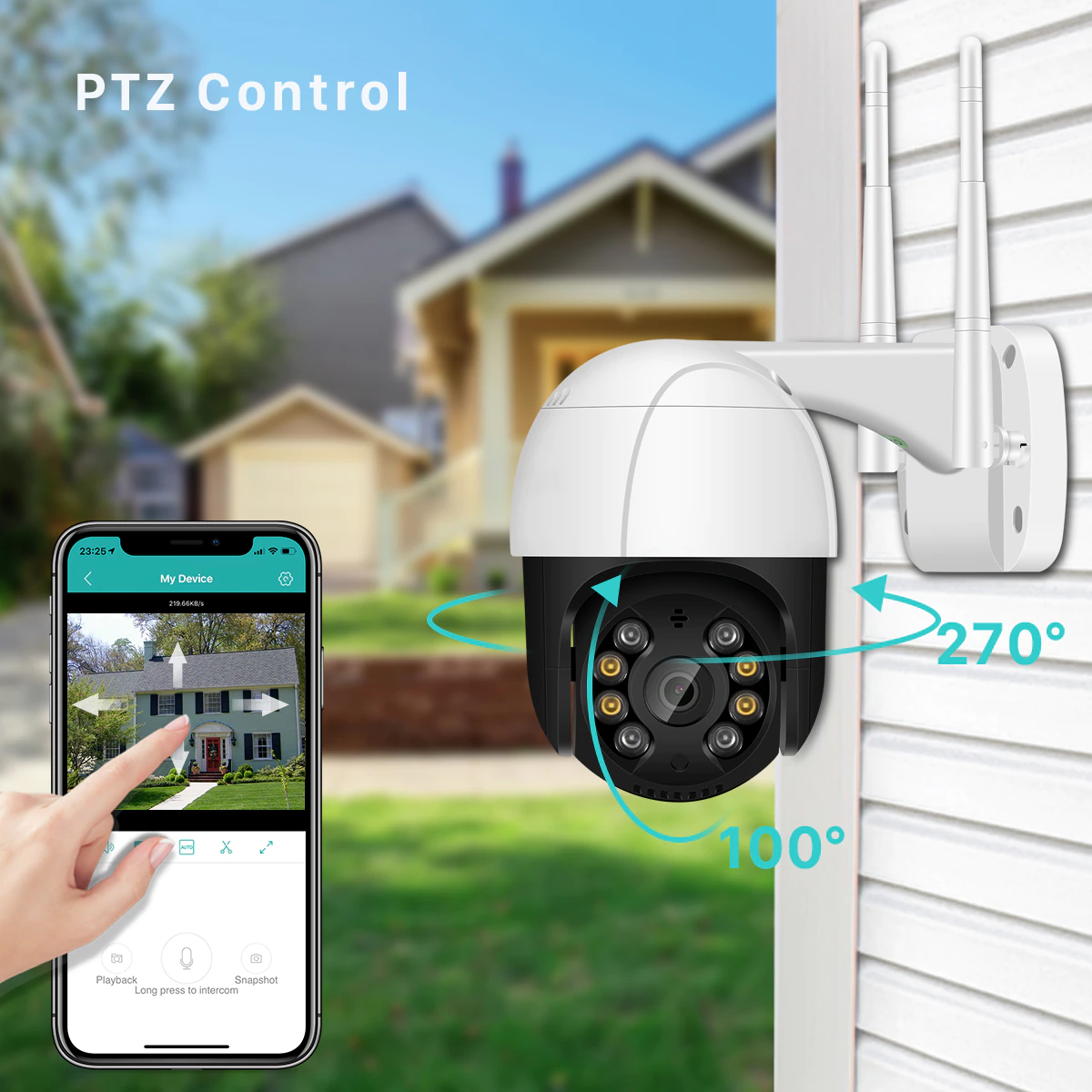 Protégez votre maison avec ces caméras de surveillance extérieure sans  abonnement